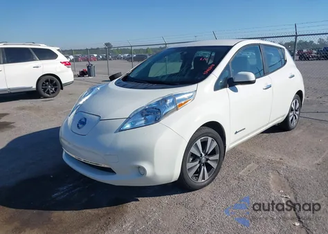 2016 Nissan Leaf Sv z USA, uszkodzony, nr VIN 1N4BZ0CP8GC311925